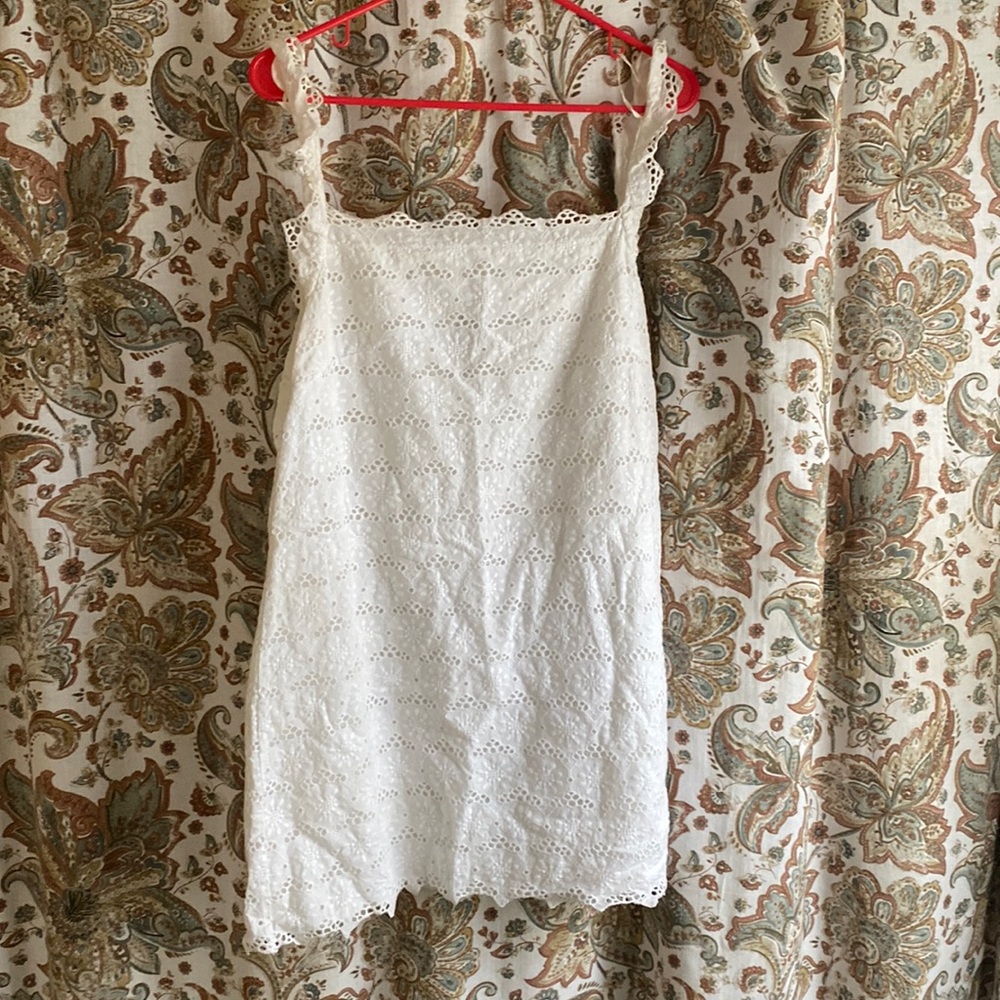 zara white dress